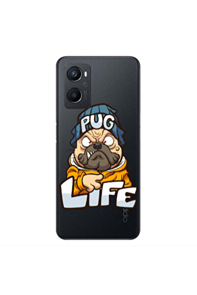 Other Oppo A 96 Pug Life 2 Transparent Silicone TPU Θήκη