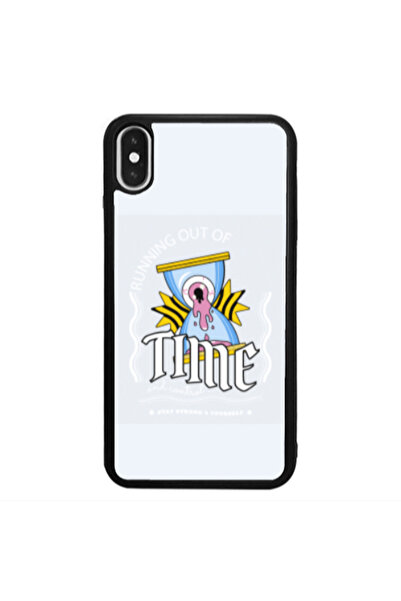 Other Apple iPhone Xs Max Running out of time Black Glossy Θήκη