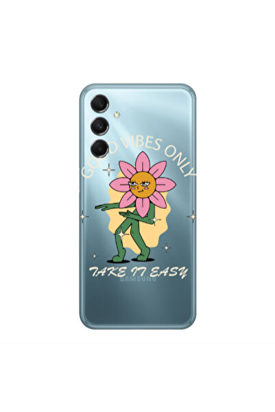 Other Samsung M34 Good Vibes Only Transparent Silicone TPU Θήκη