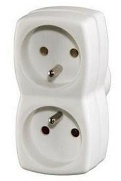 Hama Power Strip 2-Way Power Adapter