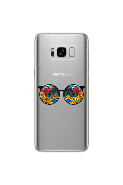 Other Samsung S8 Plus Round Glasses Transparent Silicone TPU Θήκη
