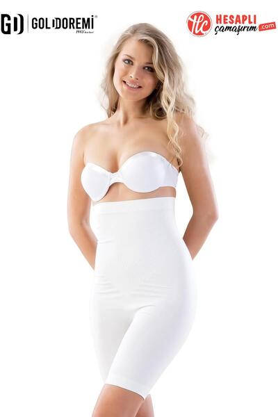 gd goldoremi Corset lung din microfibră Premium 2006 pentru femei, cu talie î...