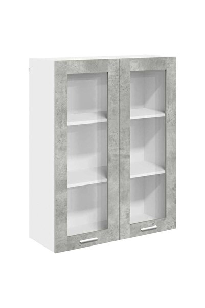 vidaxl Wall cabinet Concrete grey 80 x 31 x 100 cm Composite wood
