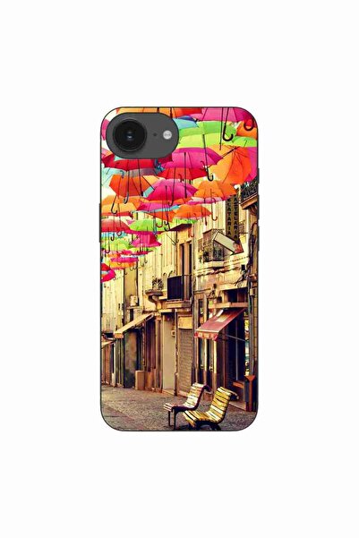 OEM Θήκη συμβατή με Apple iPhone 16e από σιλικόνη gel TPU με σχέδιο πολύχρωμω...