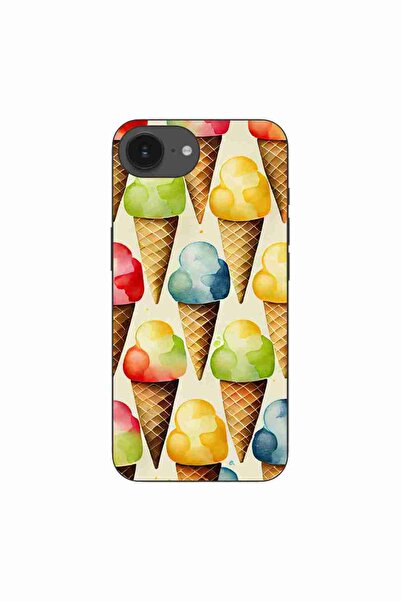 OEM Калъф, съвместим с Apple iPhone 16e, от силиконов гел TPU, с десен на сла...