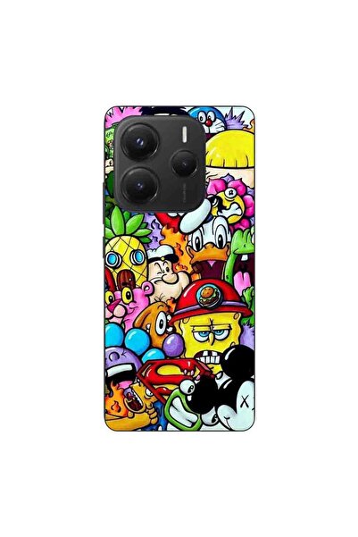 OEM Husa compatibila cu Xiaomi Redmi Note 14 5G Silicon Gel Tpu Model Pop Art...