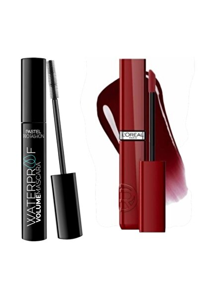 Pastel Waterproof Volume Mascara + Lorealparisinfaillible Laque Resistance Li...