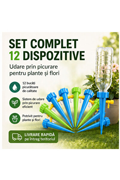 OEM Set 12 dispozitive pentru udarea plantelor prin picurare