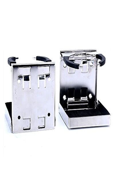 Generic Adjustable Folding Drink Holder Cup Holder, Stainless Steel, Suitable...