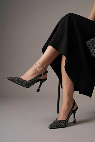 Papuçsepeti Shoe Basket 9 cm Heeled Women's Stiletto Shoes