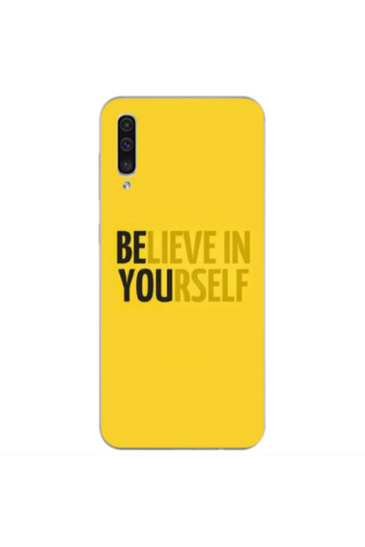 Other Samsung A70 Belive in Yourself Transparent Silicone TPU Θήκη