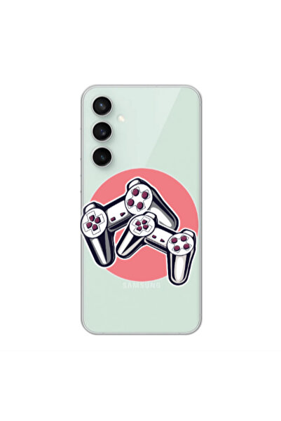 Other Samsung S24 Plus Retro Joysticks Transparent Silicone TPU Θήκη