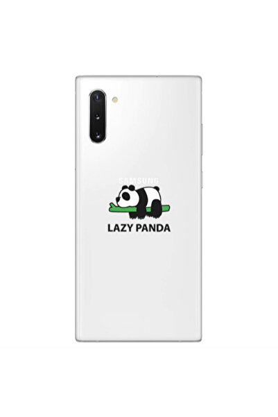Other Samsung Note 10 Plus Lazy panda Transparent Silicone TPU Θήκη