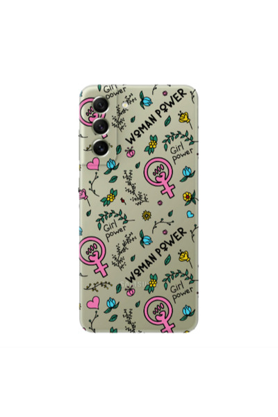 Other Samsung S22 Plus Woman Power Transparent Silicone TPU Θήκη