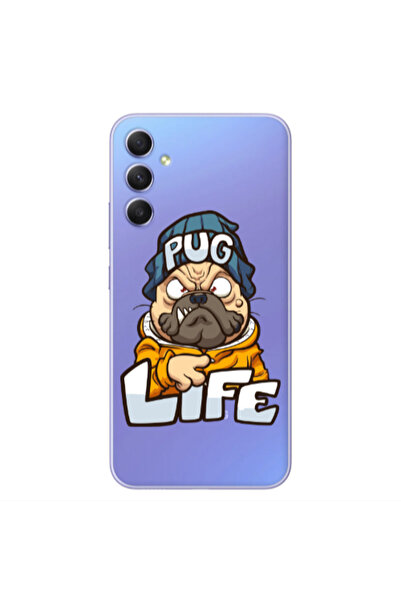 Other Samsung A34 Pug Life 2 Transparent Silicone TPU Θήκη