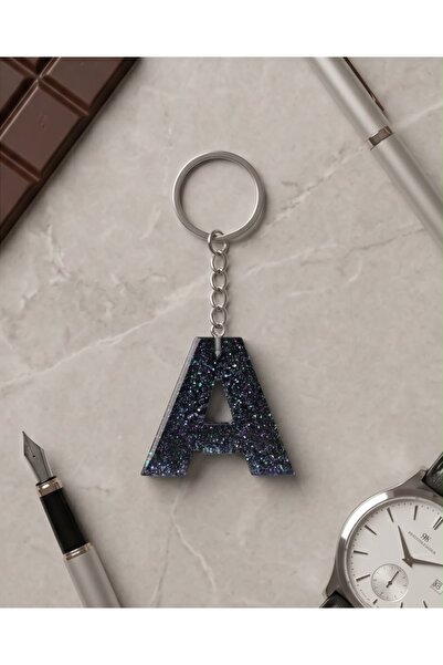 Luvia Accesories Keychain Letter a Epoxy