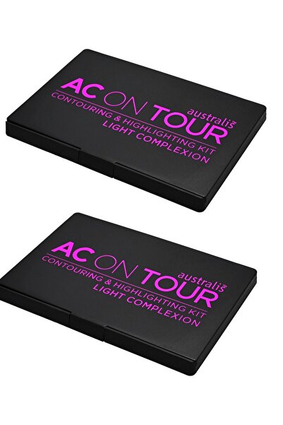 Australis عبوة من قطعتين - لوحة AC On Tour Contour Highlight Palette LIGHT Co...