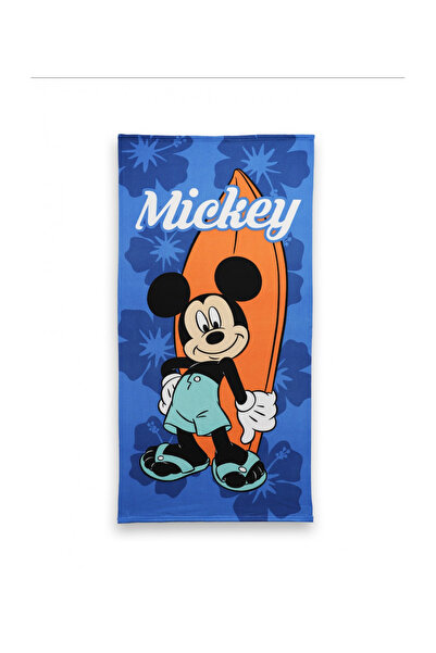 Disney Mickey Mouse Πετσέτα Σερφ από Πολυεστέρα Μίκυ Μάους, 140x70 εκ. Μπλε