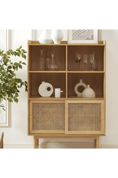 WoodenDecoration01 Aurelia Masif Ahşap Büfe