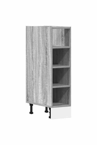 vidaxl Dulap inferior "Riga", gri sonoma, 20x44,5x81,5 cm