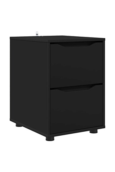 vidaxl Dulap de depozitare Negru 40 x 48 x 57 cm Lemn compozit