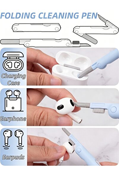 Generic 7-in-1 Electronic Cleaning Brush Set for Keyboard Headphones Smartpho...
