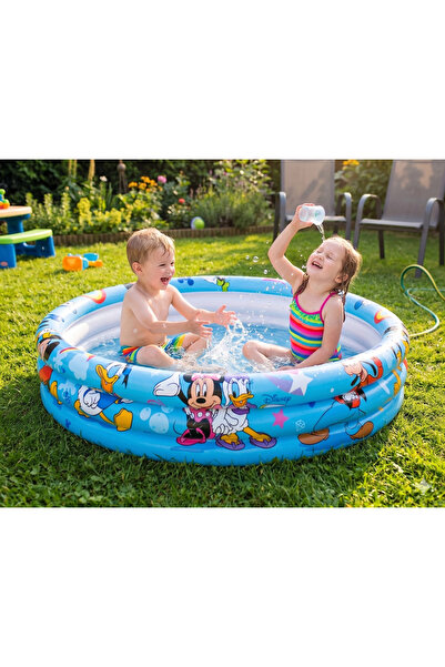 Genaric Mickey Mouse Inflatable Kids Pool 122x25cm Outdoor Play Pool Age 2+