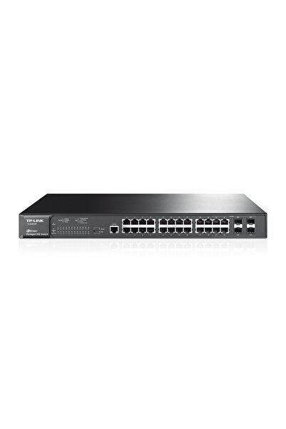 TP-LINK refurbished Switch TL-SG3424P, Porturi 24 x RJ-45 10/100/1000, 4 x SF...