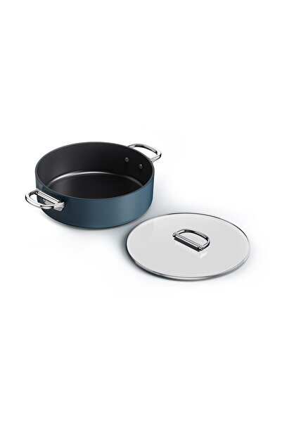 Joseph Joseph Space 28 cm derin kızartma tavası, kapaklı, katlanır saplı, ser...