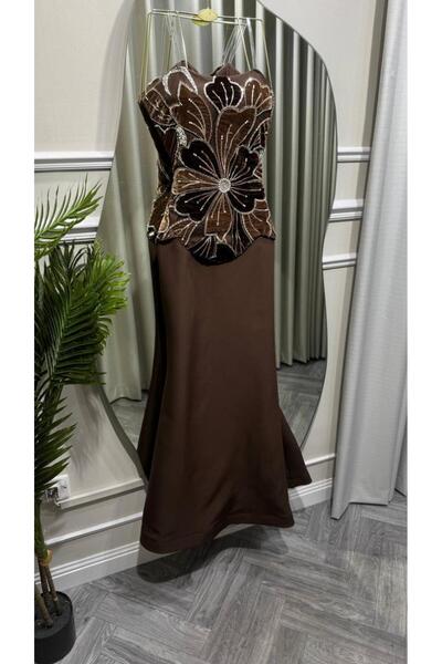 led style Luxury Embroidered Marbia Dress