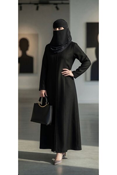 WAHAJ DRESSES عباءه اسود رسمي