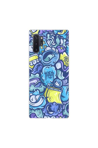 PPKin Samsung Galaxy Note 10 Compatible Graffiti 9 Design Transparent Case