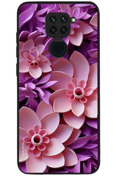 Other Θήκη Sonique Σειράς 3D Λουλουδιών για Xiaomi Redmi Note 9 Ροζ