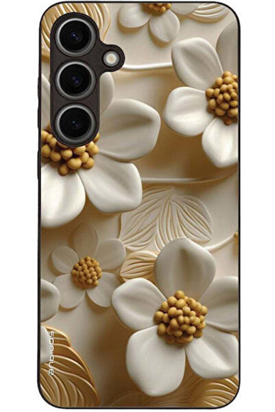 Other Θήκη Sonique Σειράς 3D Λουλουδιών για Samsung Galaxy S24 Plus Λευκή