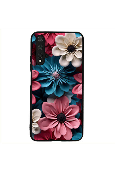 Other Θήκη Sonique Σειράς 3D Λουλουδιών για Honor 20 Nova 5T Ροζ 01