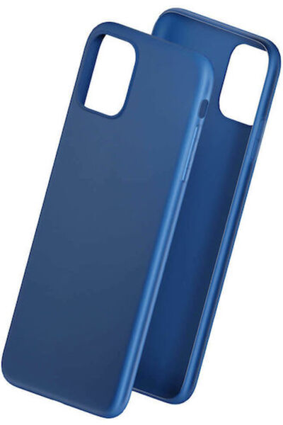 3MK Ματ Πίσω Κάλυμμα Σιλικόνης 1.2mm Μπλε Μύρτιλο (iPhone 13 Pro)
