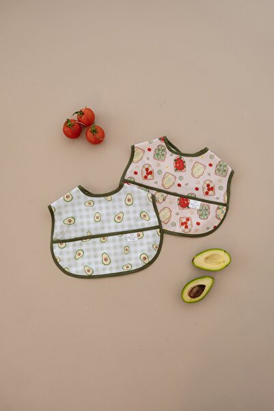 Oh La La Koala For Little Ones Yeşil Biyeli 2li Sıvı Geçirmez Mama Önlüğü 6-3...