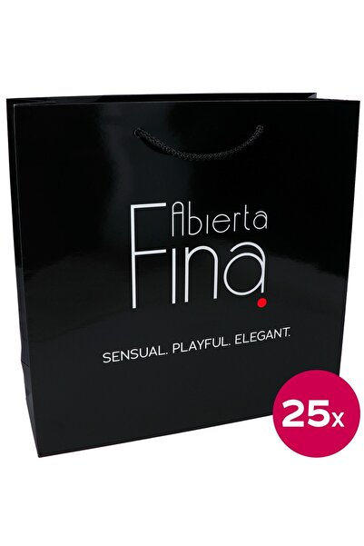 Abierta Fina Product – Carrier Bags 300x100x300 (x25) – With an picture