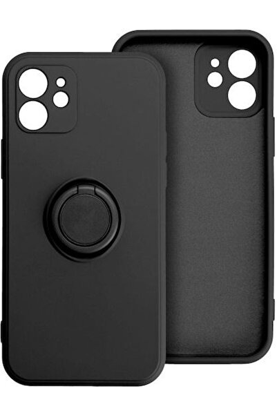 Ring Πίσω Κάλυμμα Σιλικόνης / Πλαστικό Μαύρο (Redmi Note 13 5G)