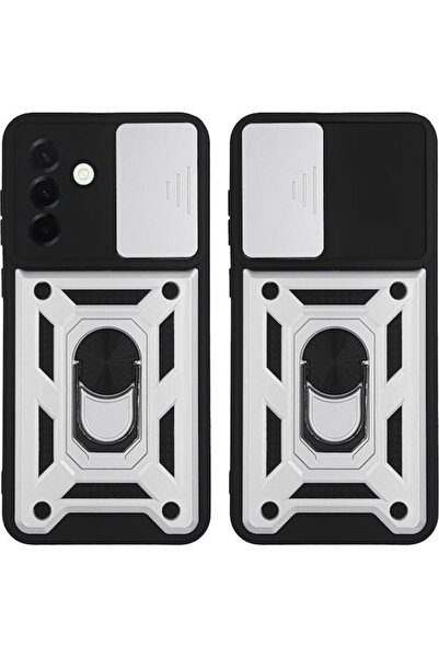 Other Θήκη Ring Armor Campro Sonique για Samsung Galaxy A36 5G Ασημί