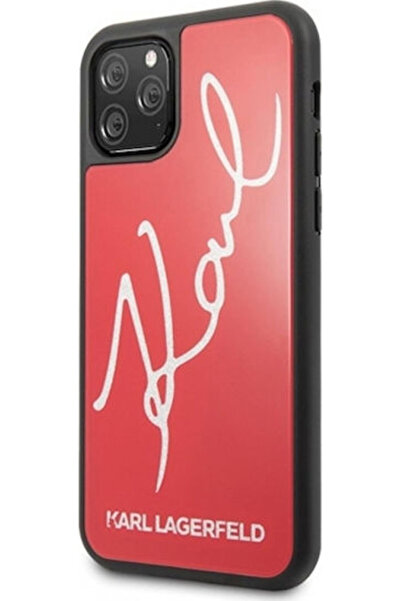 Karl Lagerfeld Γνήσιο Πλαστικό Κόκκινο Πίσω Κάλυμμα (iPhone 11 Pro) Κωδικός: ...