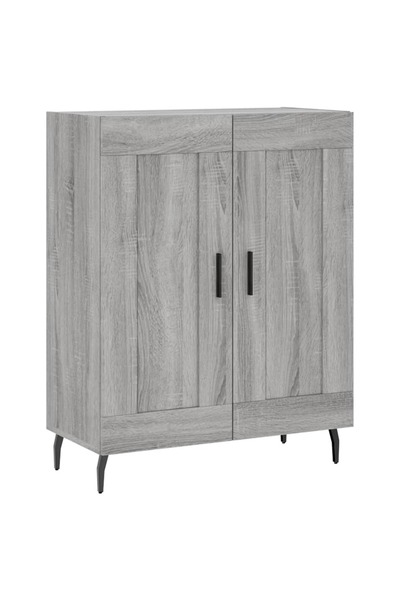 vidaxl Servantă, gri sonoma, 69,5x34x90 cm, lemn compozit