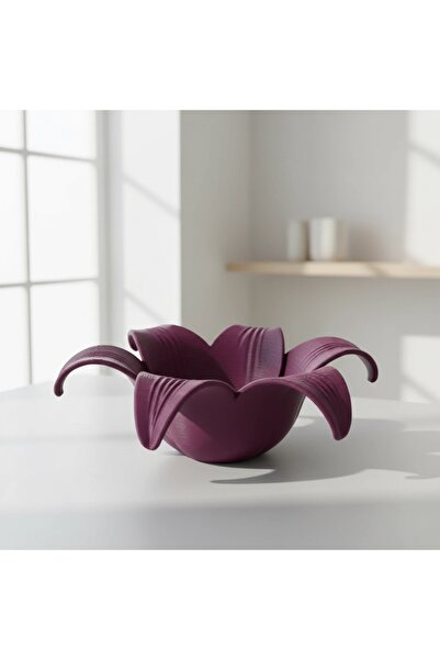 OEM 3D Printed Floral Design Decorative Bowl