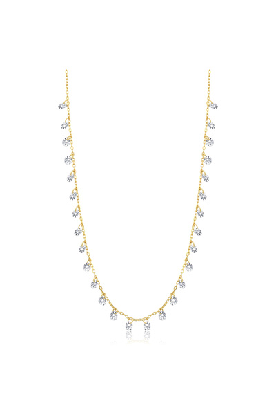 Bendis Design Nuve Markiz Chain 925 Ayar Gümüş Kadın Kolye