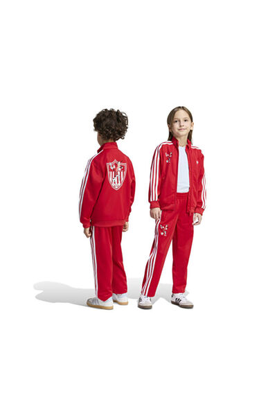 adidas Firebird Ts Çocuk Günlük Eşofman Takımı KE3880 Kırmızı