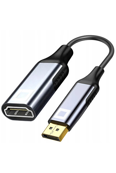 Co2 Displayport Adapter To Hdmi 2.0 Dp - Hdmi Cable Fhd 240Hz 4K 60Hz Hdr