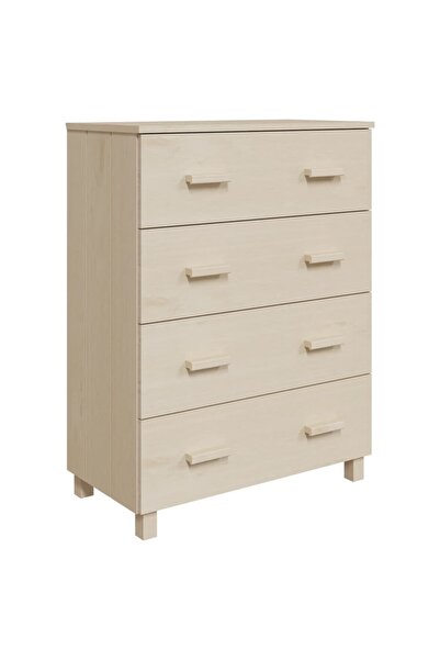 vidaxl Servantă „HAMAR”, maro miere, 79x40x103,5 cm, lemn masiv de pin