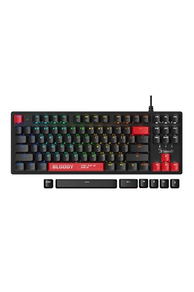 A4 Tech A4TECH BLOODY S310N FIRE BLACK TKL RED SWITCH MEKANİK GAMING KLAVYE-B...