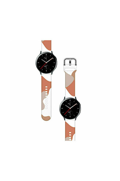 Hurtel Moro Λουράκι Σιλικόνης Μαύρο Καμουφλάζ (5) (Galaxy Watch 42mm)