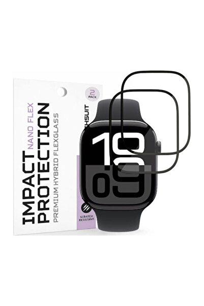 Techsuit Νάνο Φλεξ Προστατευτικό Οθόνης για Apple Watch 10 46mm / 11 46mm 2 Τ...